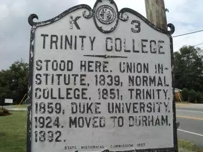 History of Trinity